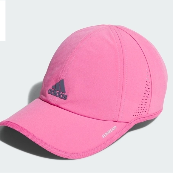 Adidas Aeroready Superlite Pink Running Hat - Picture 1 of 8